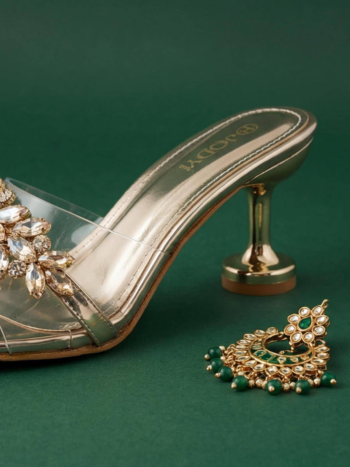 Heels Gold Sandals | H78 - view 7