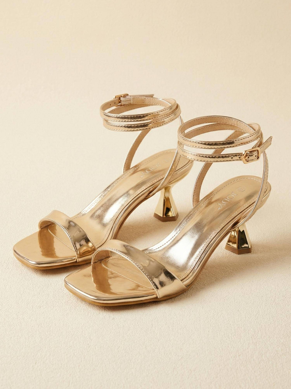 Heels Gold Sandals | H78 - view 2
