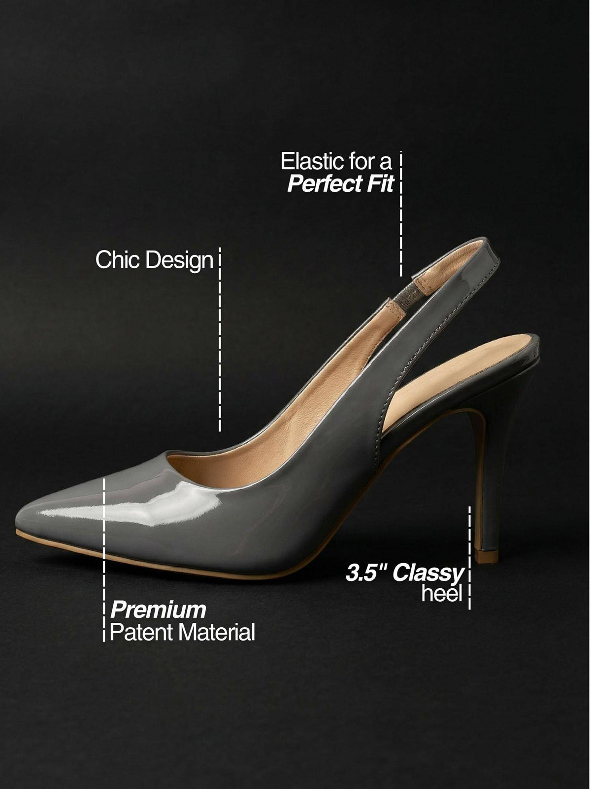 Heels White Stilettos | H78 - view 12