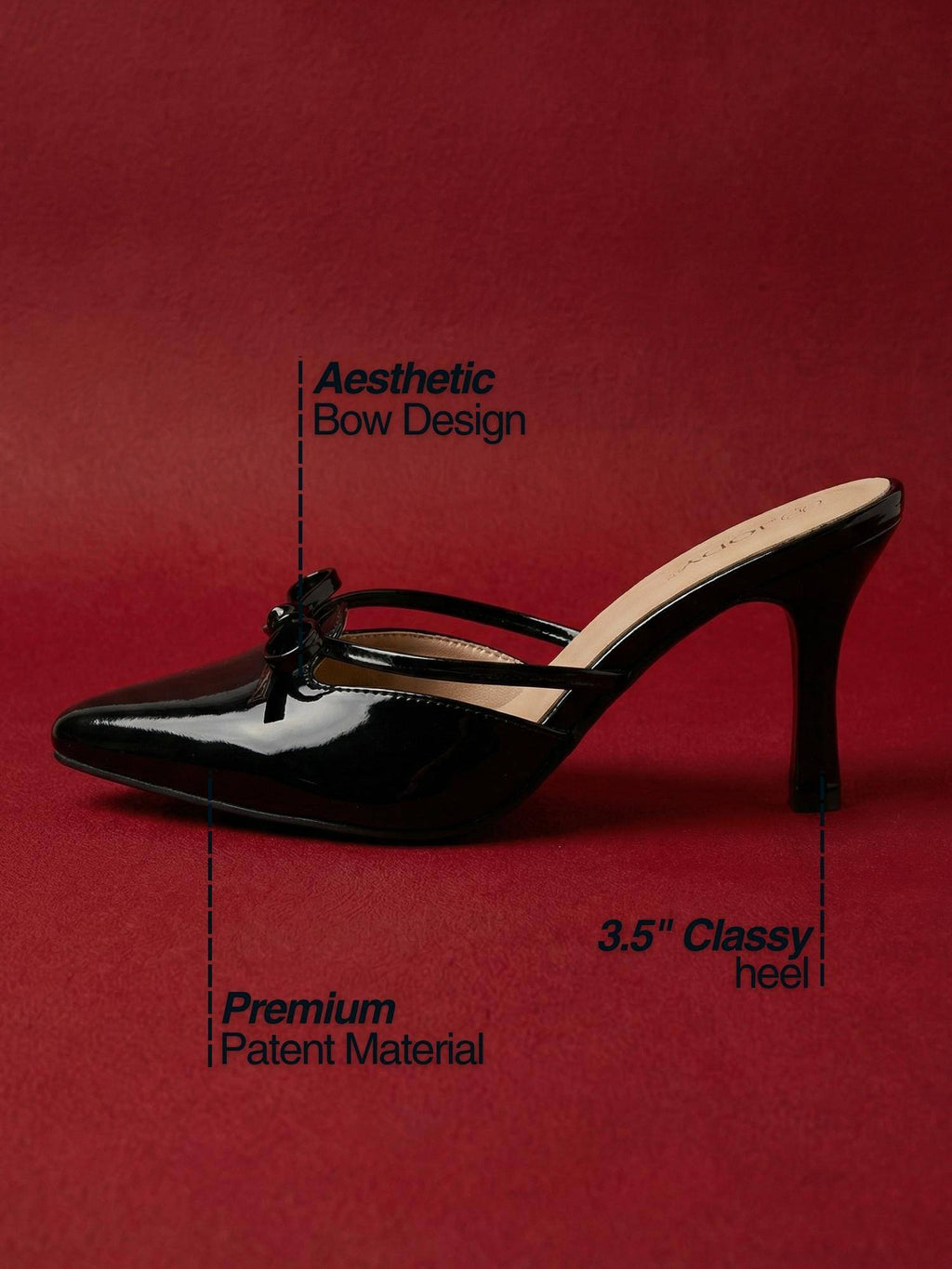 Heels Maroon Mules | H78 - view 10