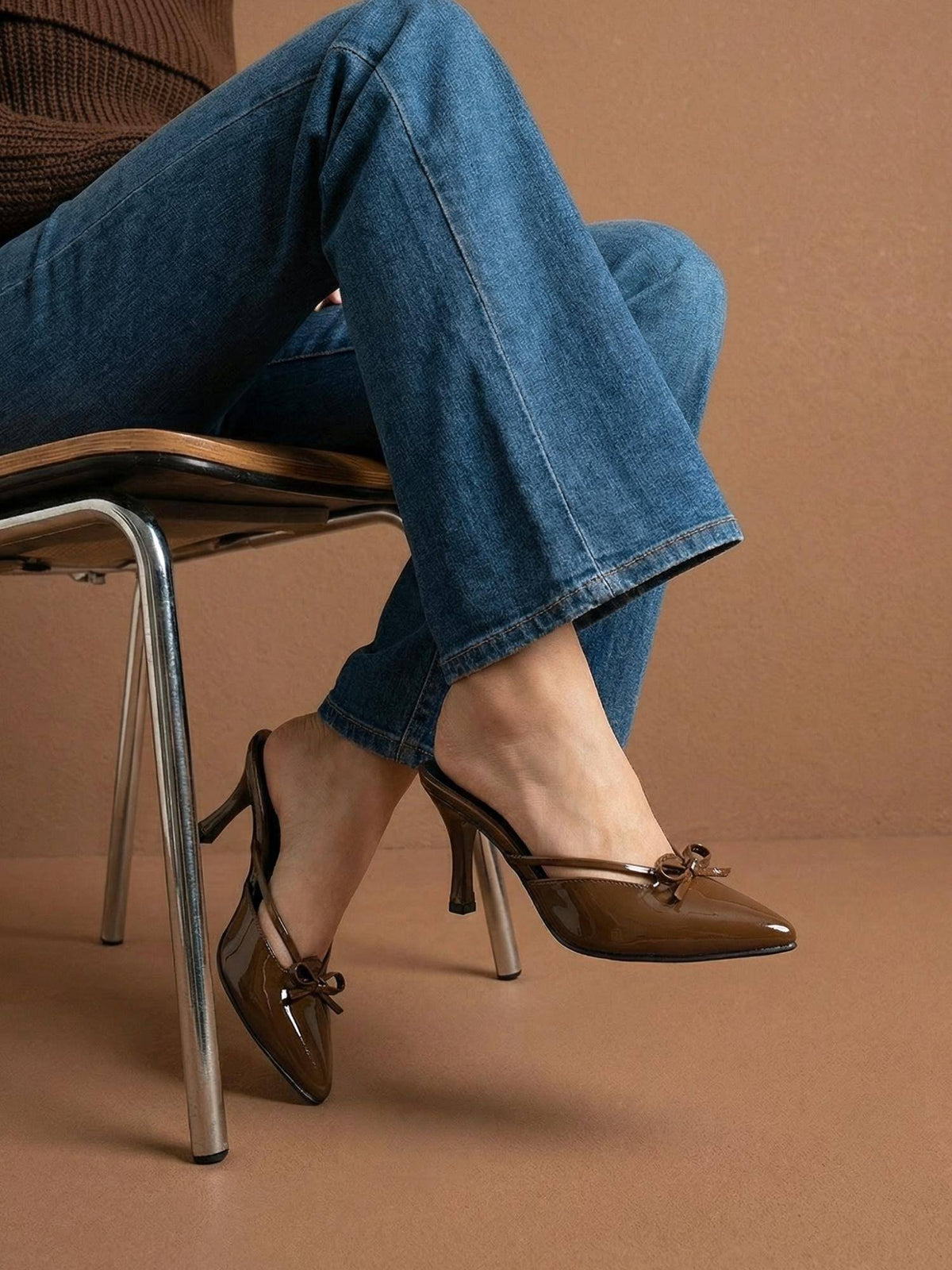 Heels Maroon Mules | H78 - view 25