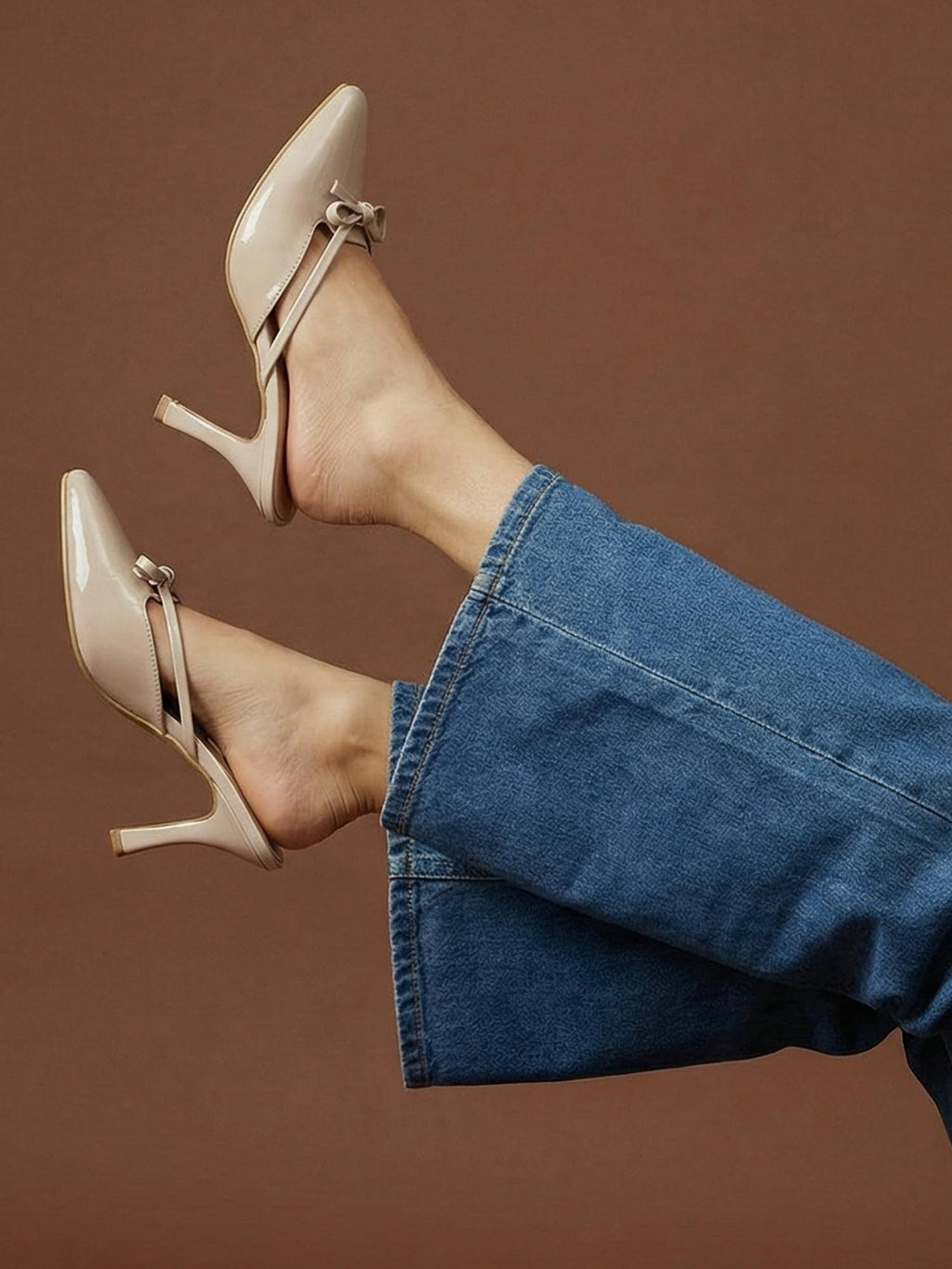 Heels Maroon Mules | H78 - view 20