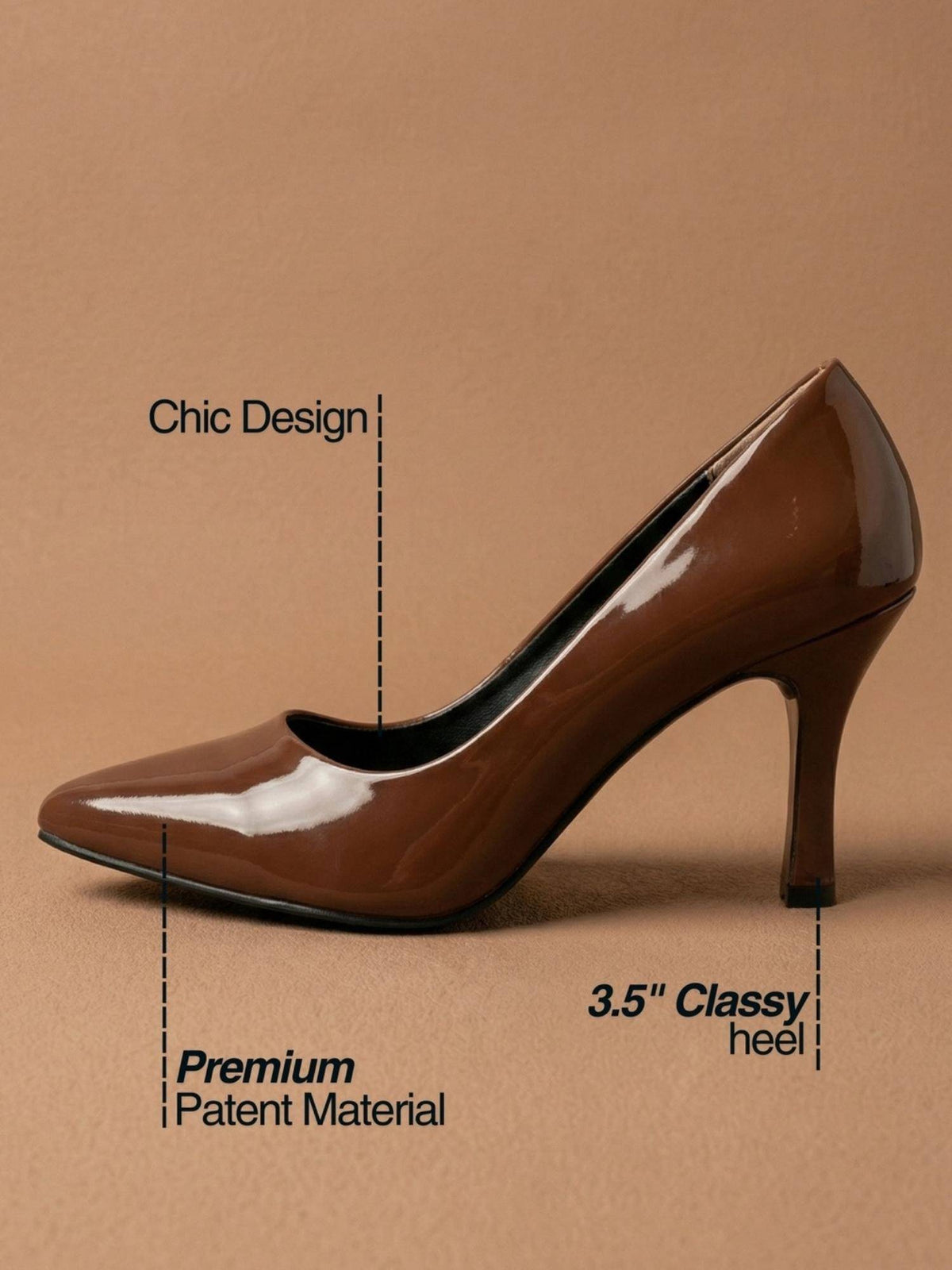 Heels Gold Pumps | H78 - view 25