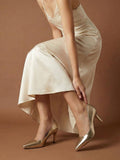 Heels Gold Pumps | H78 - view 1