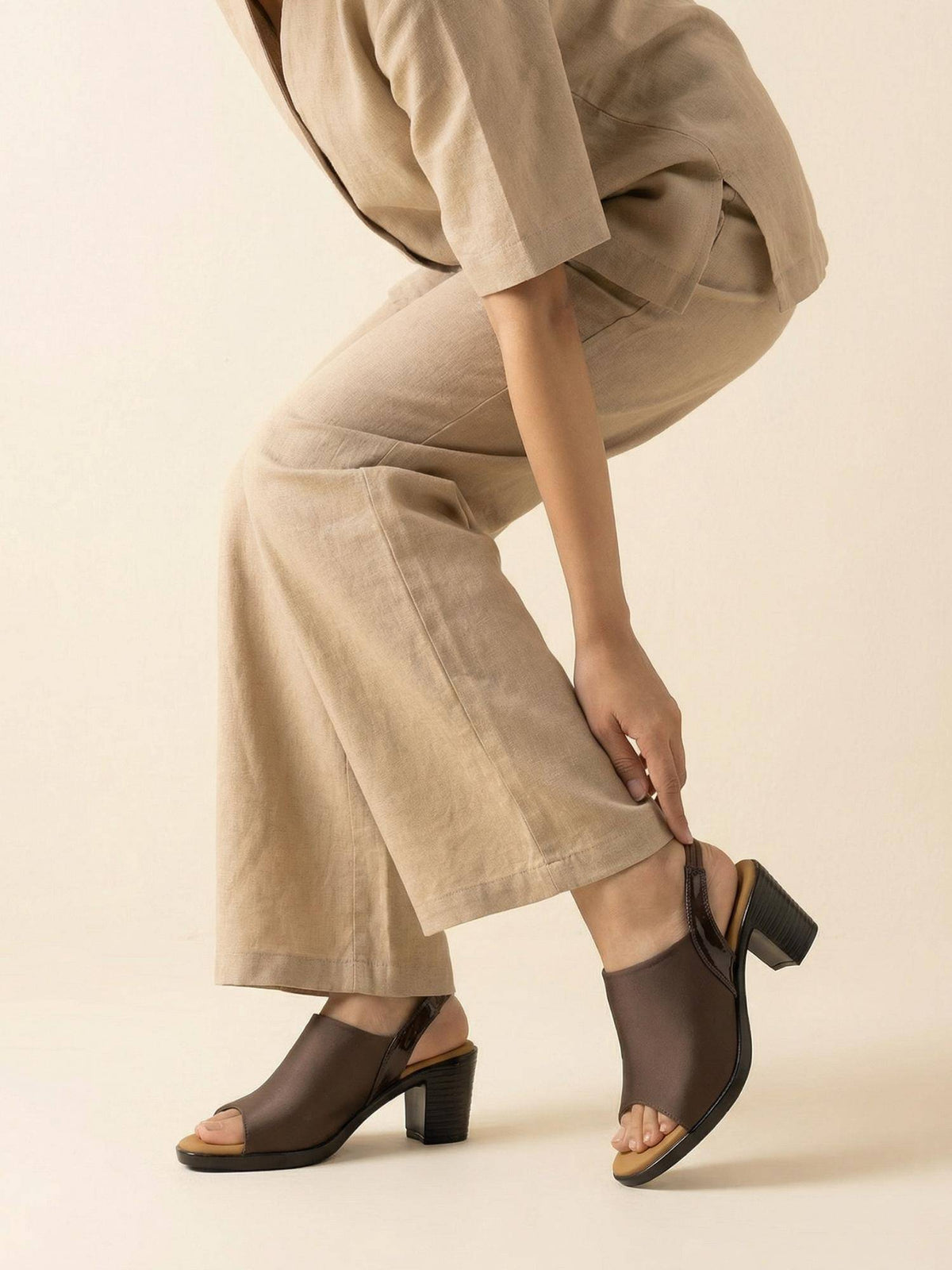 Heels Beige Sandals | H78 - view 13