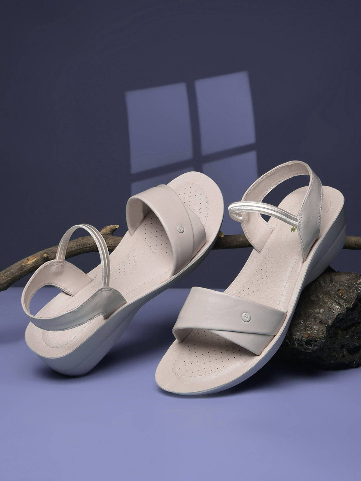 Women Pink Wedges Sandals | SD89 - view 1