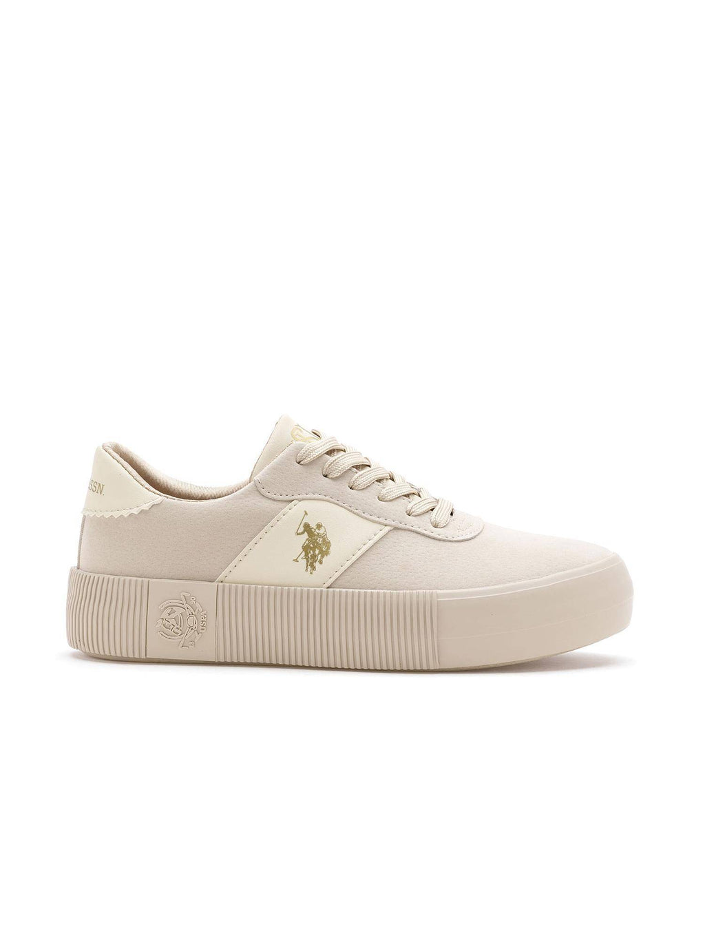Cordela 3.0 Beige Chunky Sneaker Shoes | SN09 - view 4