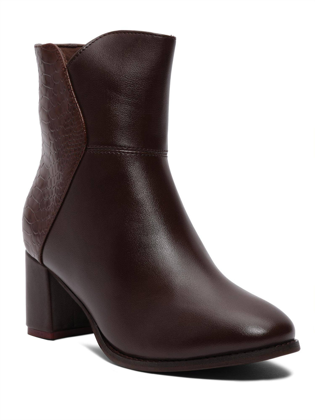 Maxine Black Mid Calf Casual Boots | BT61 - view 8