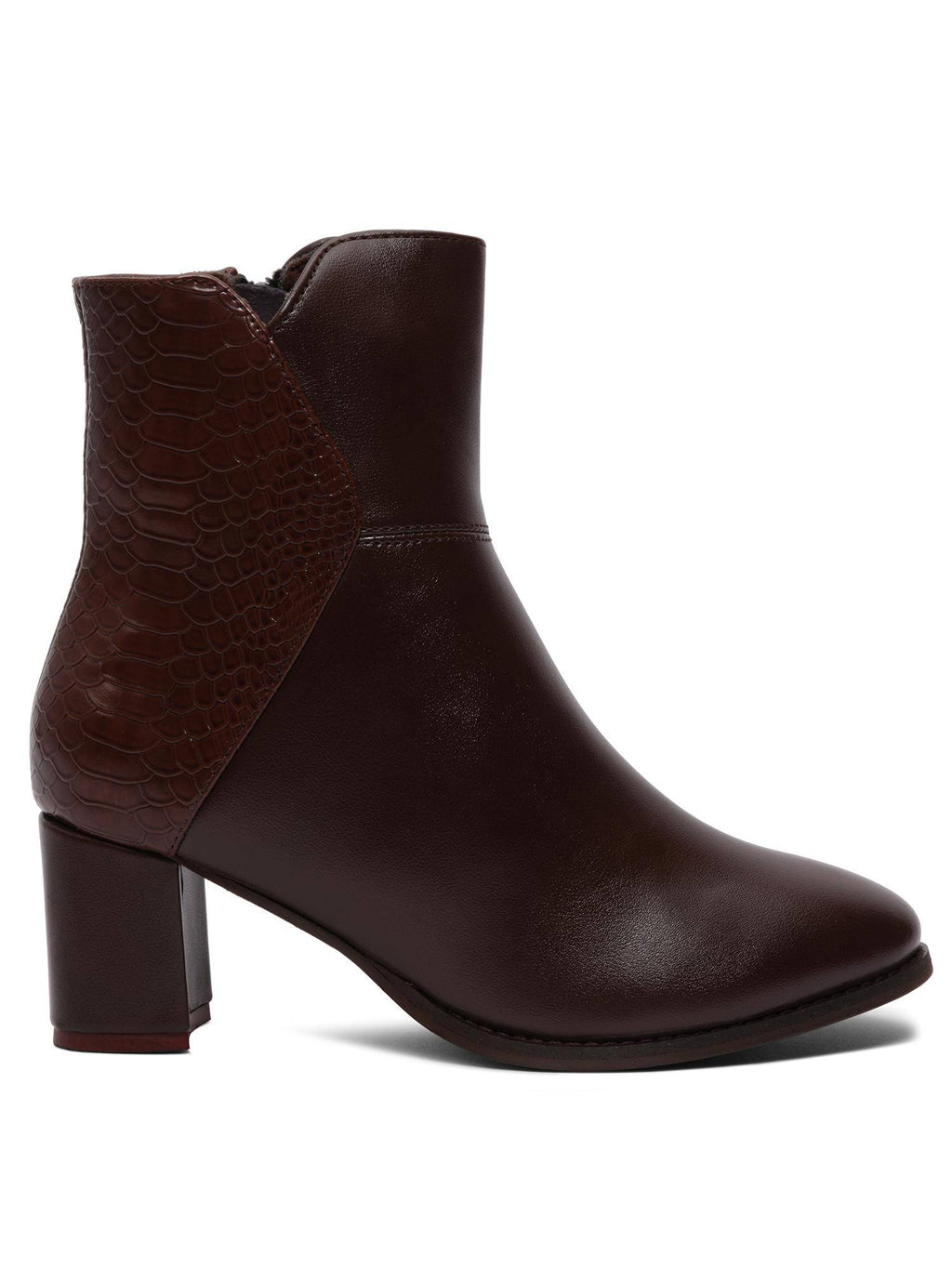 Maxine Black Mid Calf Casual Boots | BT61 - view 9