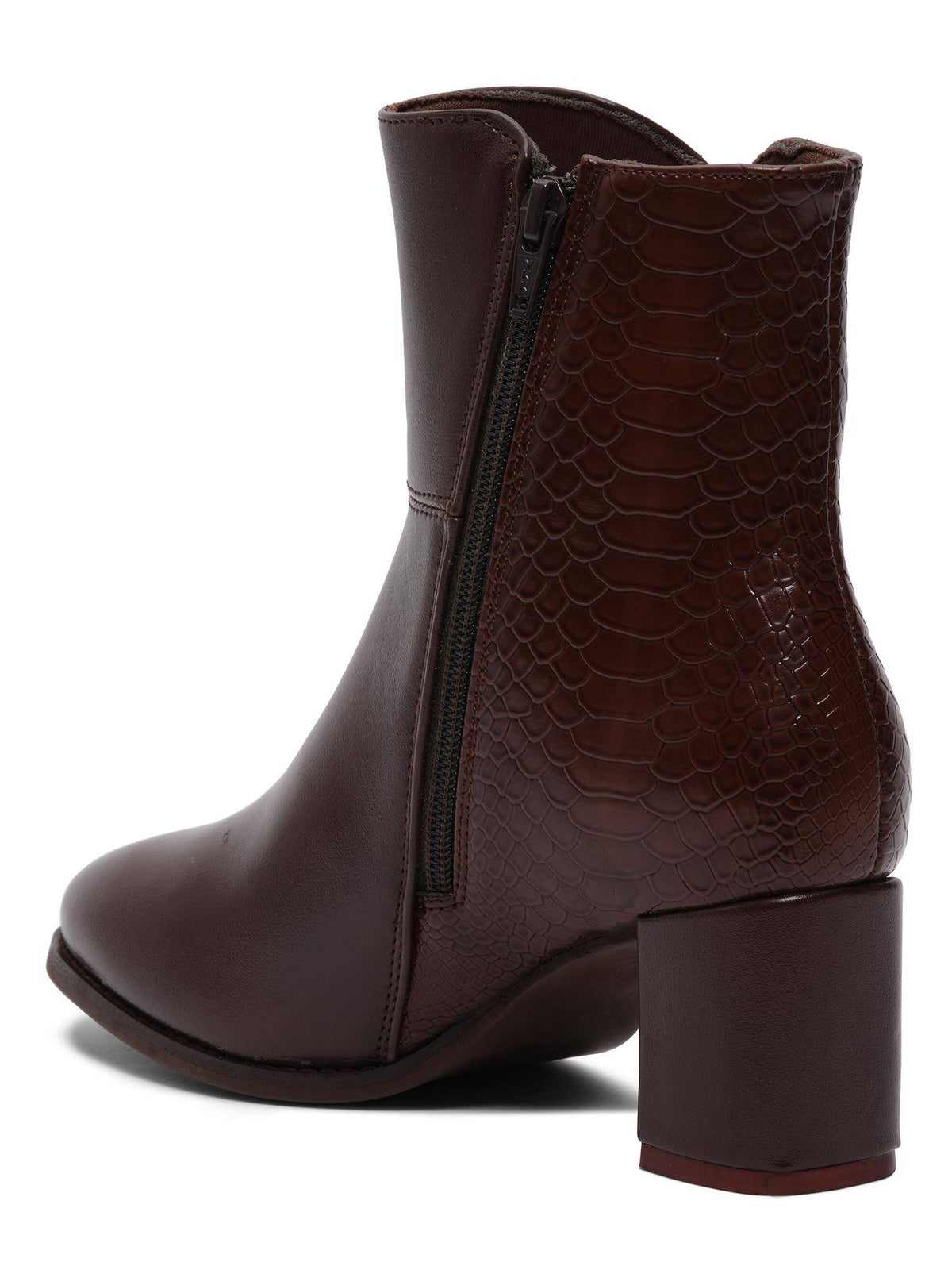 Maxine Black Mid Calf Casual Boots | BT61 - view 11