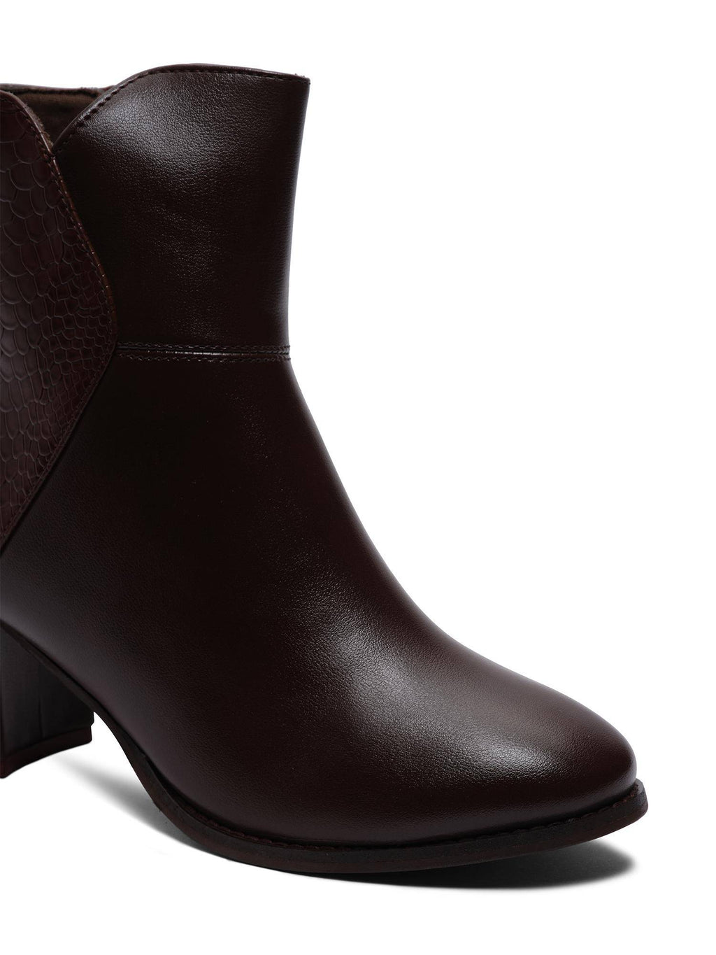 Maxine Black Mid Calf Casual Boots | BT61 - view 12