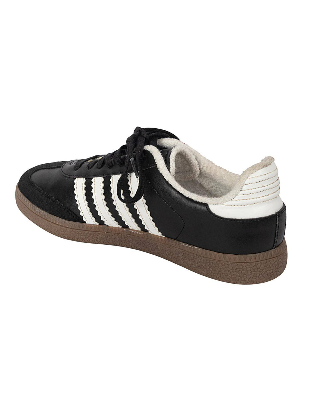 Black Solid Casual Sneakers | SN09 - view 3