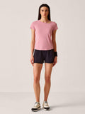 Pink Solid Regular Fit High Rise Running Shorts - view 11