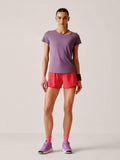 Pink Solid Regular Fit High Rise Running Shorts - view 1