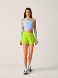 Rasberry Solid Regular Fit High Rise Running Shorts - view 6