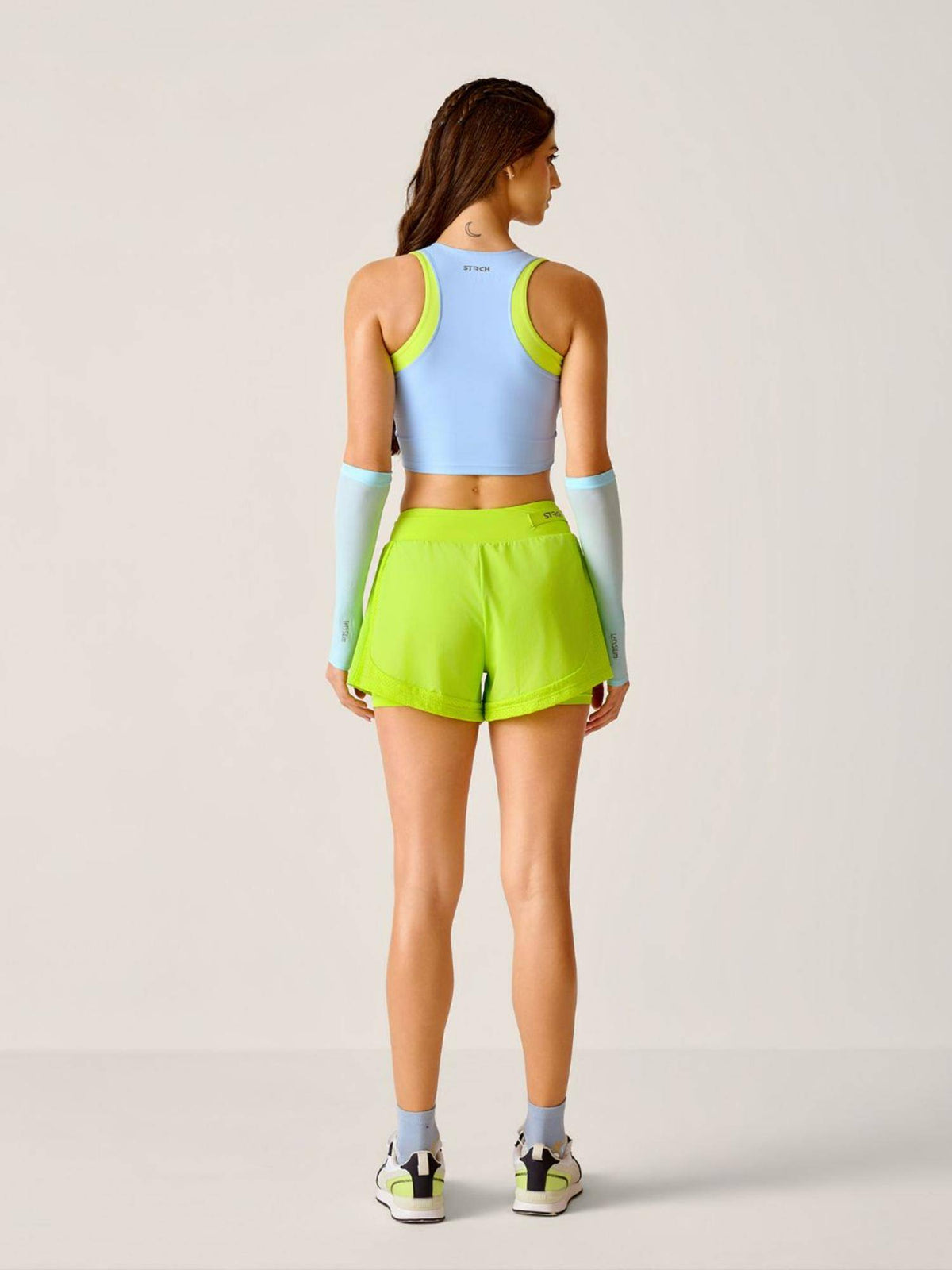Rasberry Solid Regular Fit High Rise Running Shorts - view 7