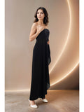 Black Aseem Luxe Tube Top | TT90 - view 1