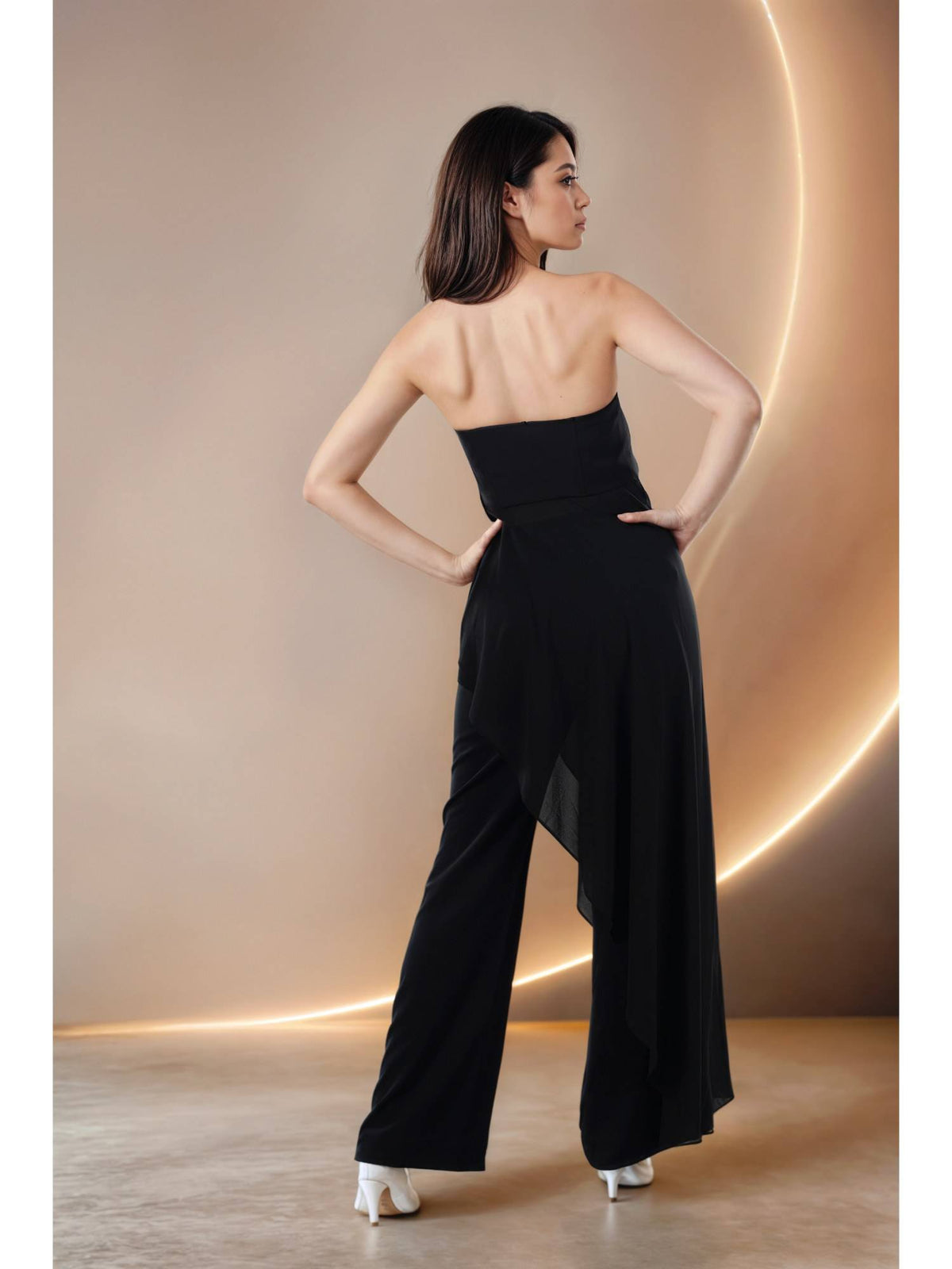 Black Aseem Luxe Tube Top | TT90 - view 3