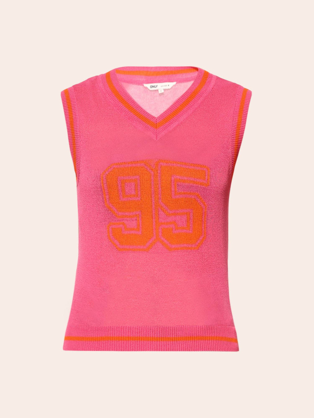 Pink Knitted Vest Top | TT98 - view 6