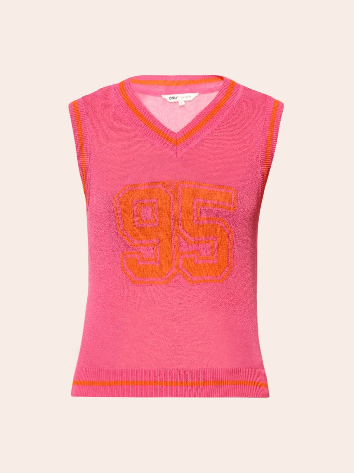 Pink Knitted Vest Top | TT98 - view 6
