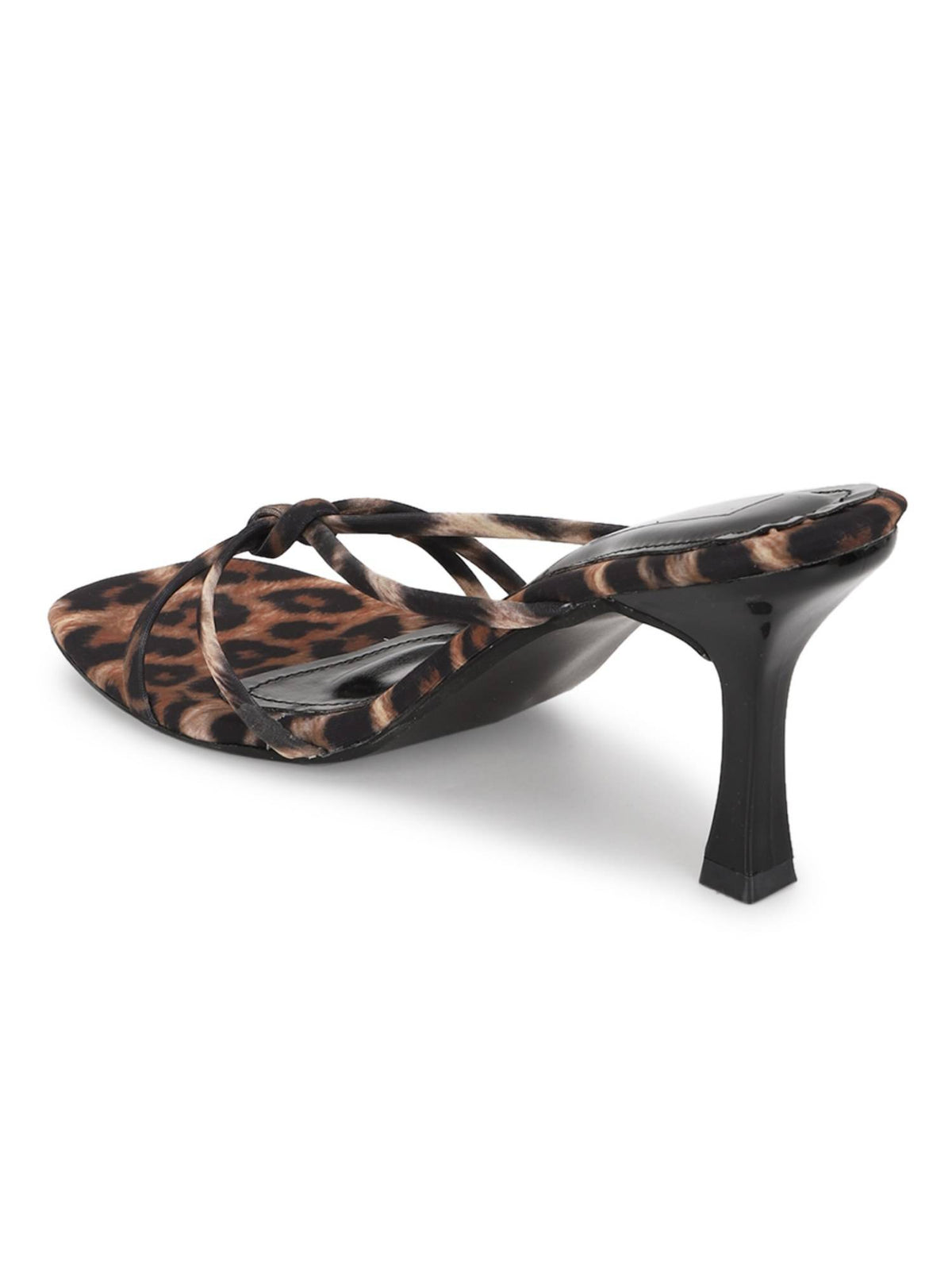 Brown Animal Print Stiletto Heels | H78 - view 3