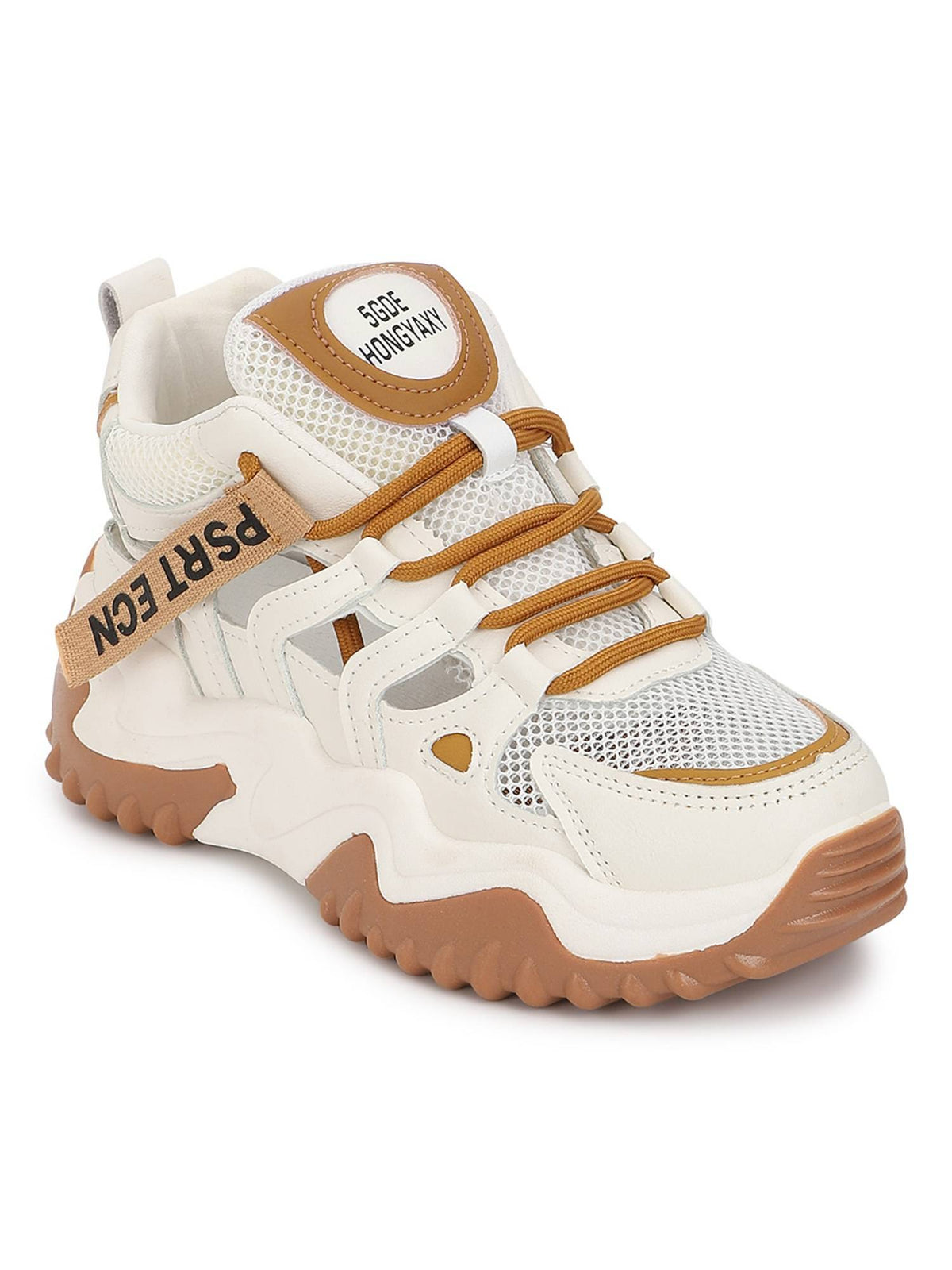 Brown Solid Casual Sneakers | SN09 - view 2