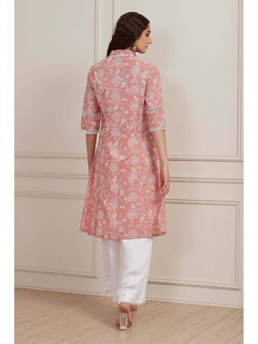 Blue Floral Kurta | KDG - view 10