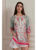 Women Yellow Cotton Round Neck Kurta | KDG - view 7