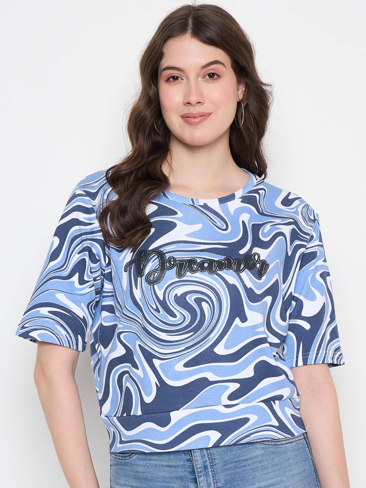 Women Round Neck Crop Top | CT61 - view 7