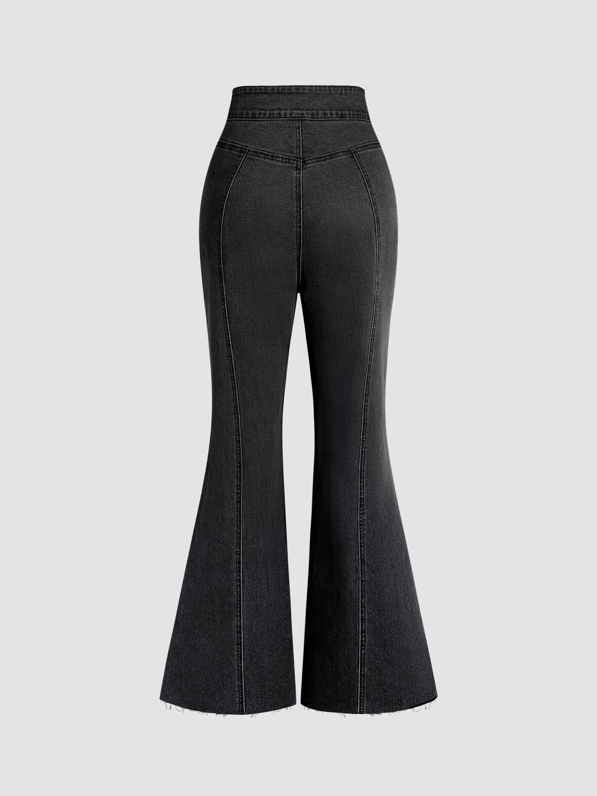 Stretch Denim High Waist Flared Jeans | BT10 - view 6