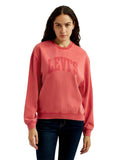 Women Coral Crew Neck Sweatshirt | HD56 - view 1