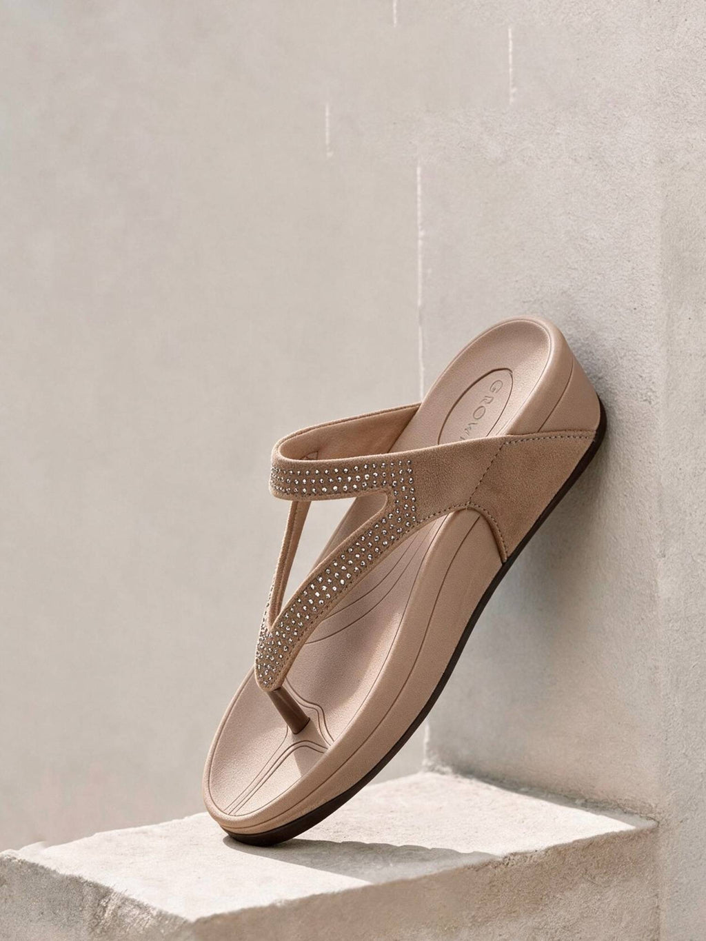 Women Brown Tpr Sole Sandals | SD89 - view 3