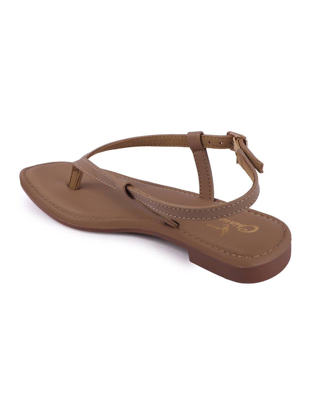 Women Beige Synthetic Sole Sandals | SD89 - view 6