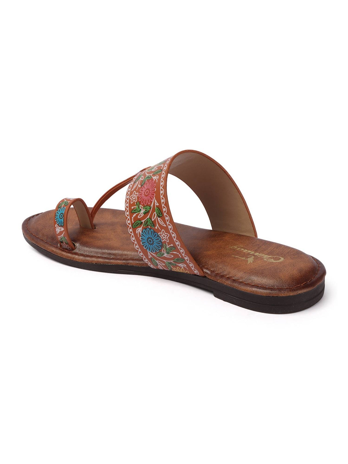Women Brown Synthetic Sole Kolhapuris | F61 - view 5