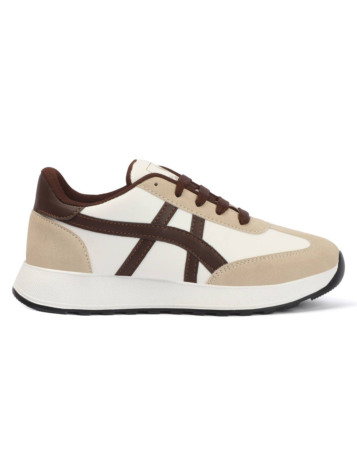 Women Beige Synthetic Sole Sneakers | SN09 - view 5