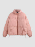 Zip Front Collared Puffer Jacket | JC78 - view 44