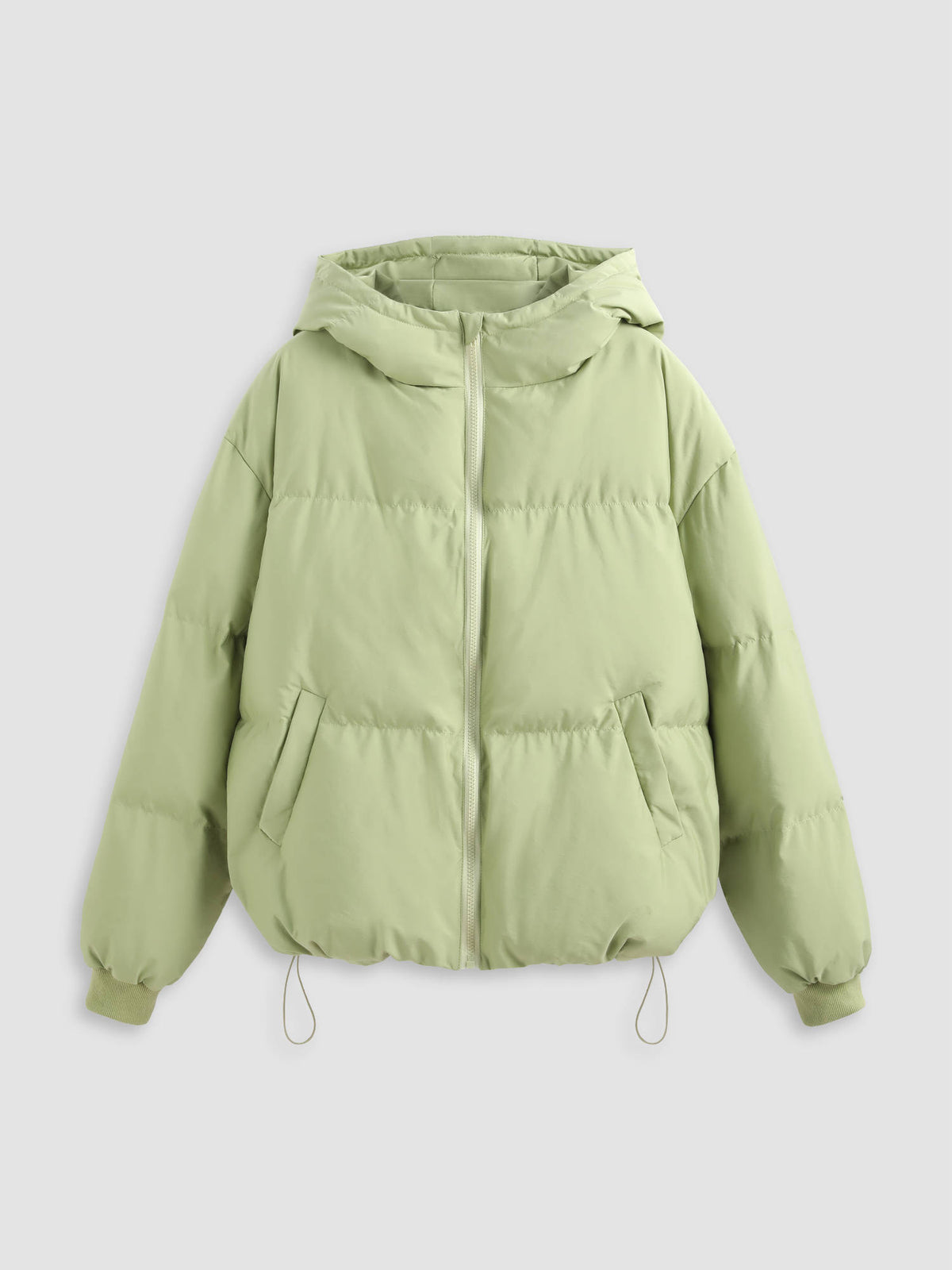 Wine Hooded Puffer Jacket | JC78 - view 36