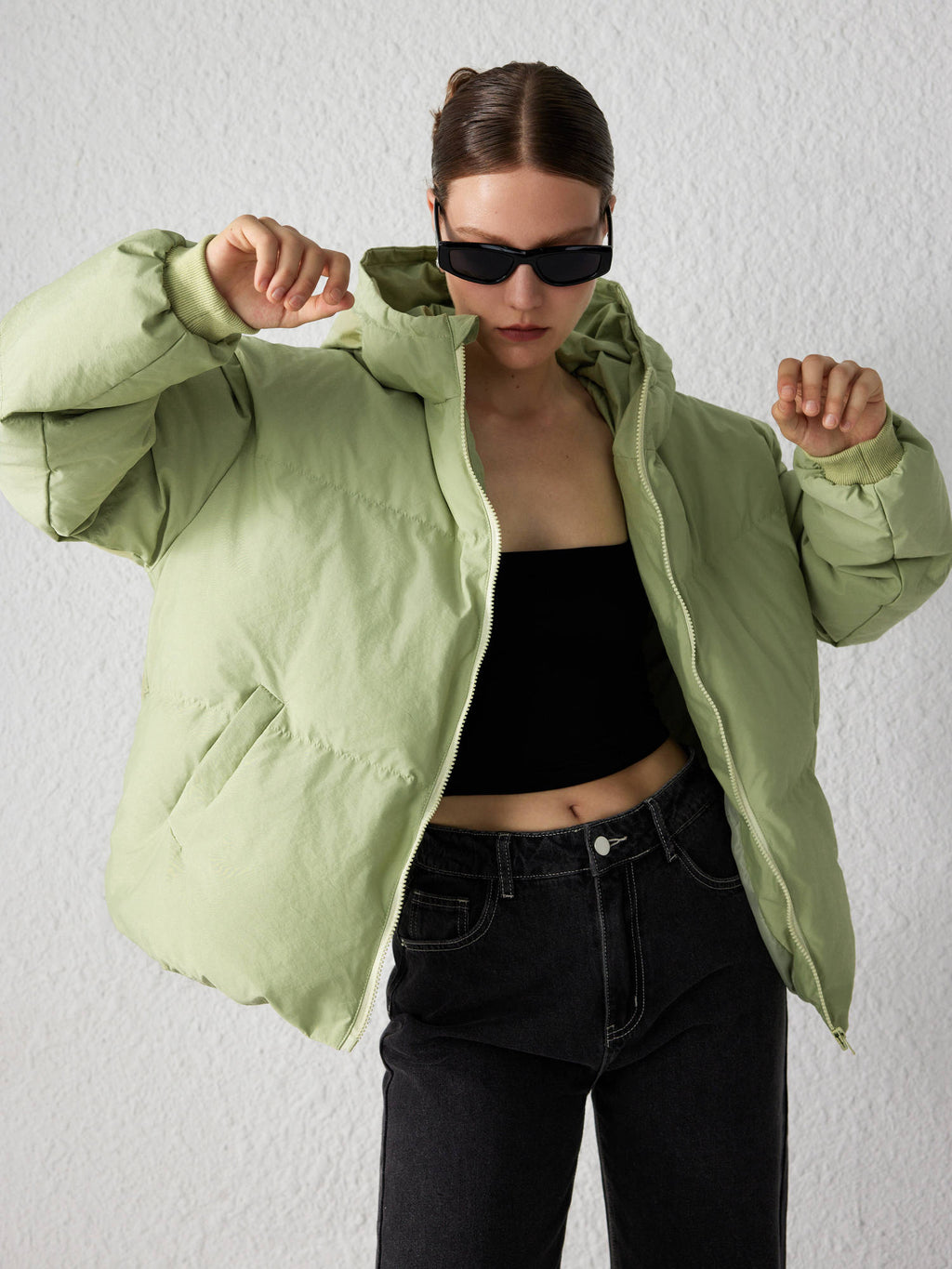 Hooded Puffer Jacket | JC78 - view 43