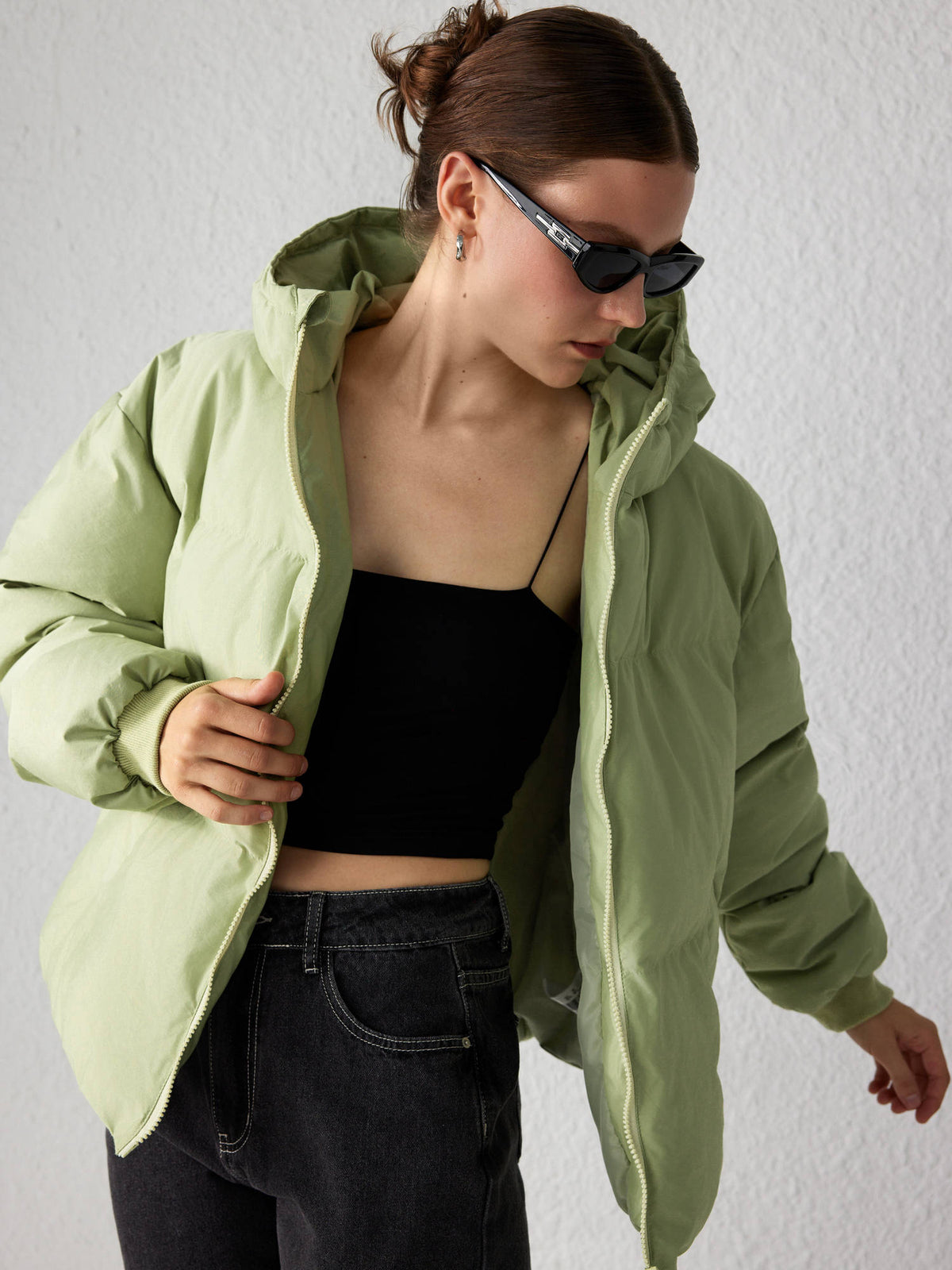 Hooded Puffer Jacket | JC78 - view 44