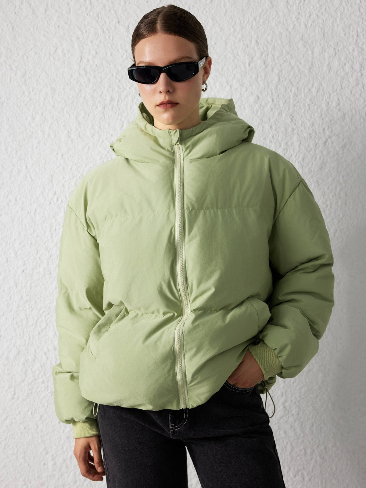 Hooded Puffer Jacket | JC78 - view 45