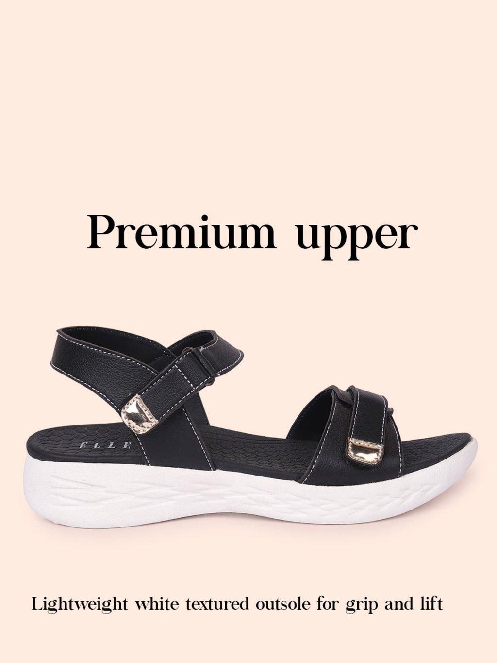 Women Beige Adjustable Strap Supportive Sandals | SD89 - view 29