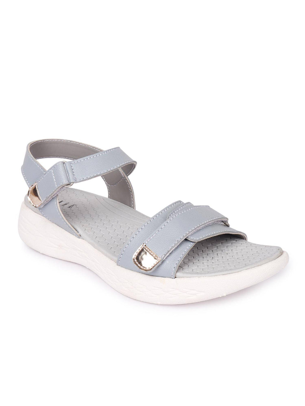 Women Blue Adjustable Strap Supportive Sandals | SD89 - view 3