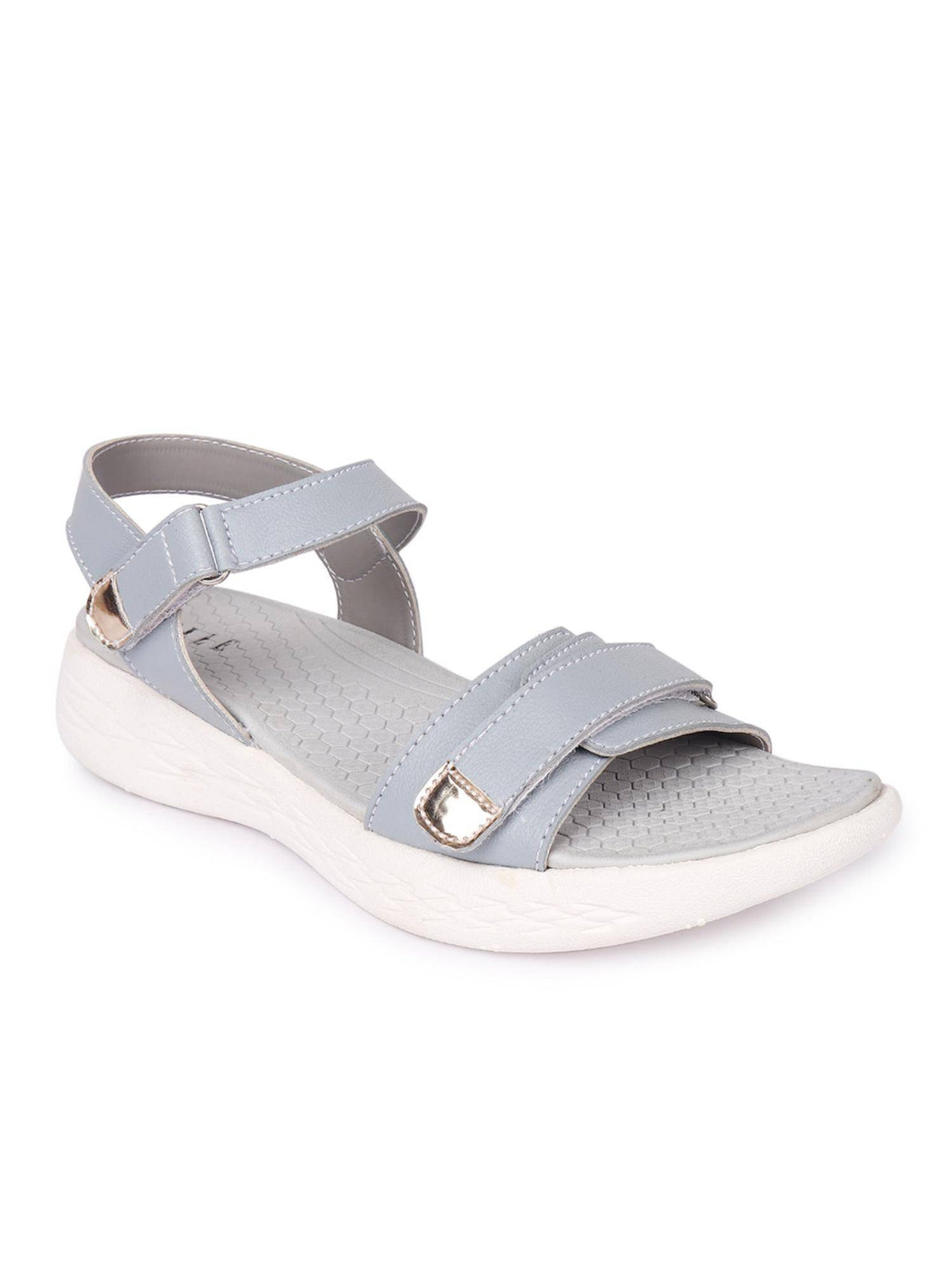 Women Blue Adjustable Strap Supportive Sandals | SD89 - view 3
