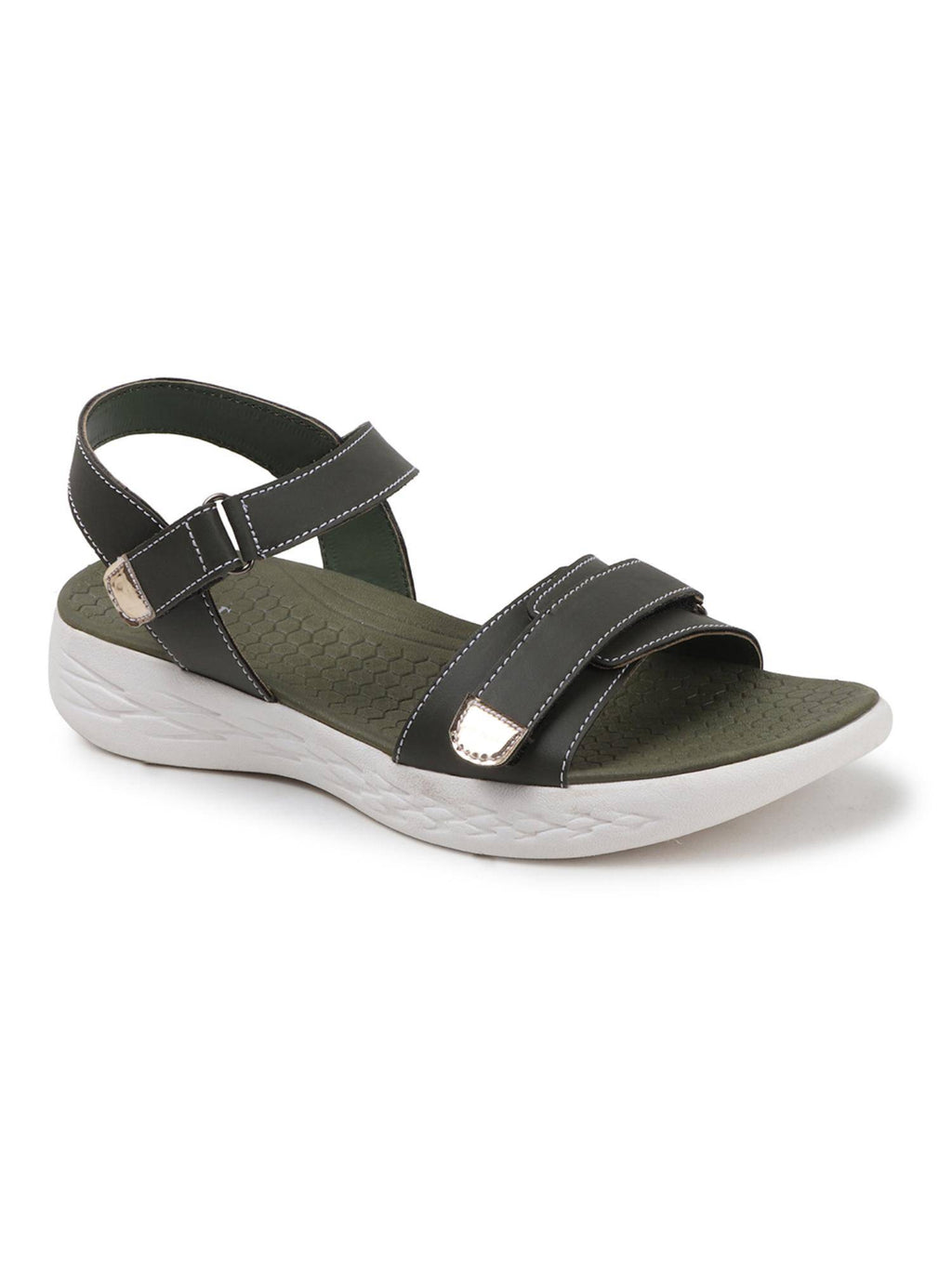 Women Blue Adjustable Strap Supportive Sandals | SD89 - view 27