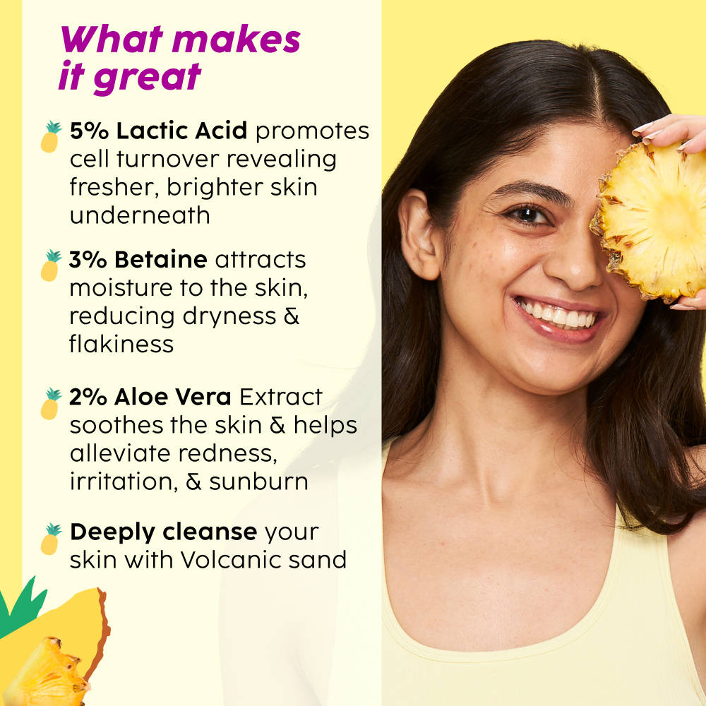 Pineapple 5% Lactic Acid Exfoliating Body Wash (Pack of 2) | PL1 - view 2