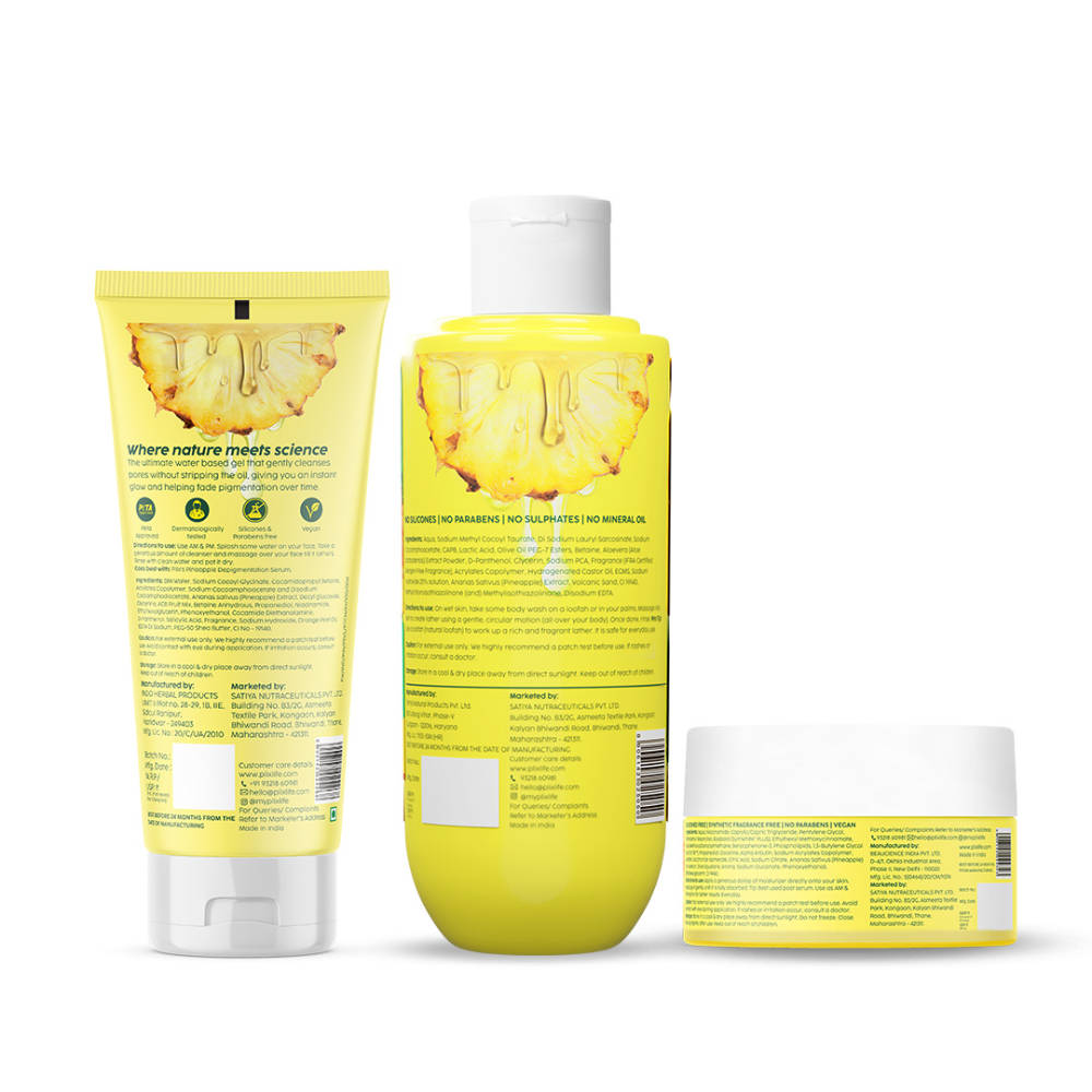 Pineapple Duo With Body Wash & De-Pigmentation Facewash | PL1 - view 2