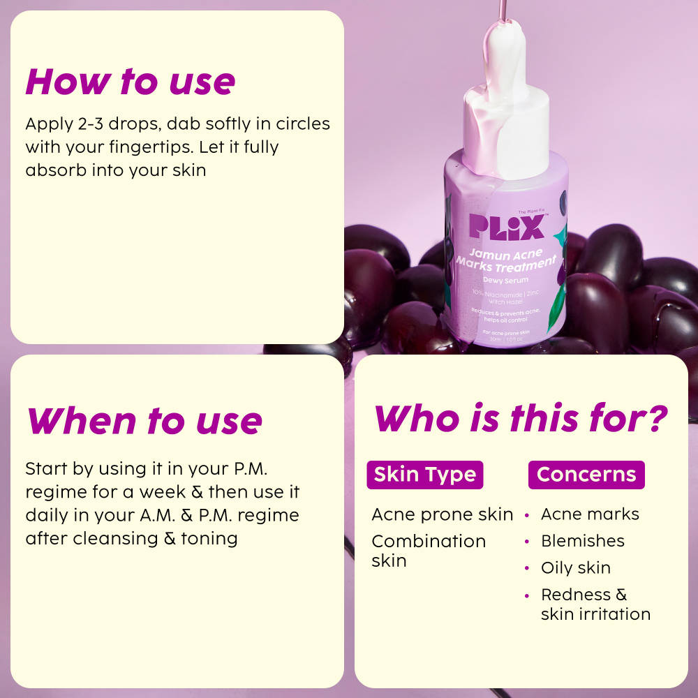 Jamun Active Acne Regime - Cleanser, Acne Mark Serum, Moisturizer & Body Wash For Women & Men | PL1 - view 9