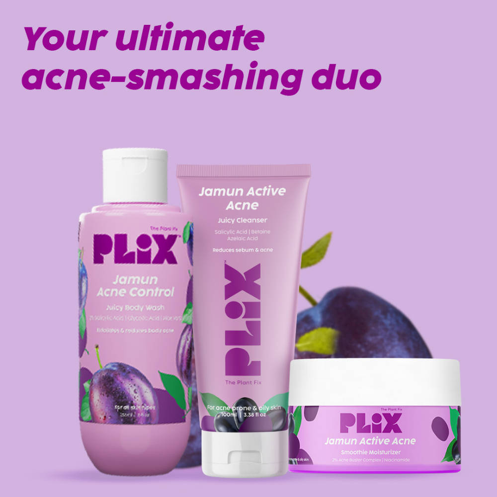 Jamun Active Acne Regime With Cleanser, Body Wash & Moisturizer For Women & Men | PL1 - view 14