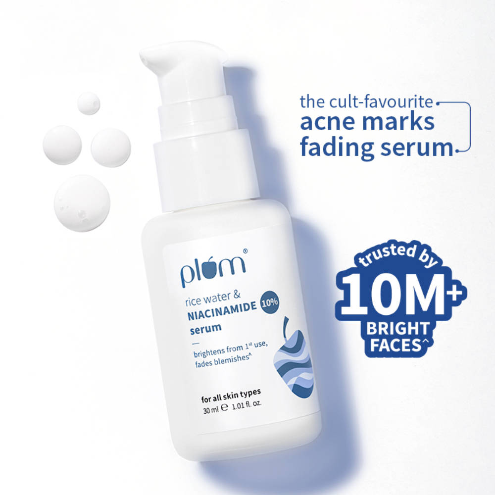 10% Niacinamide Brightening Face Serum with Rice Water, Fades Acne Marks, for Oily to Dry Skin | Z8 - view 16