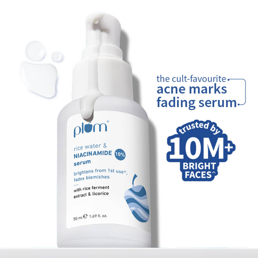 10% Niacinamide Brightening Face Serum with Rice Water, Fades Acne Marks, for Oily to Dry Skin | Z8 - view 30